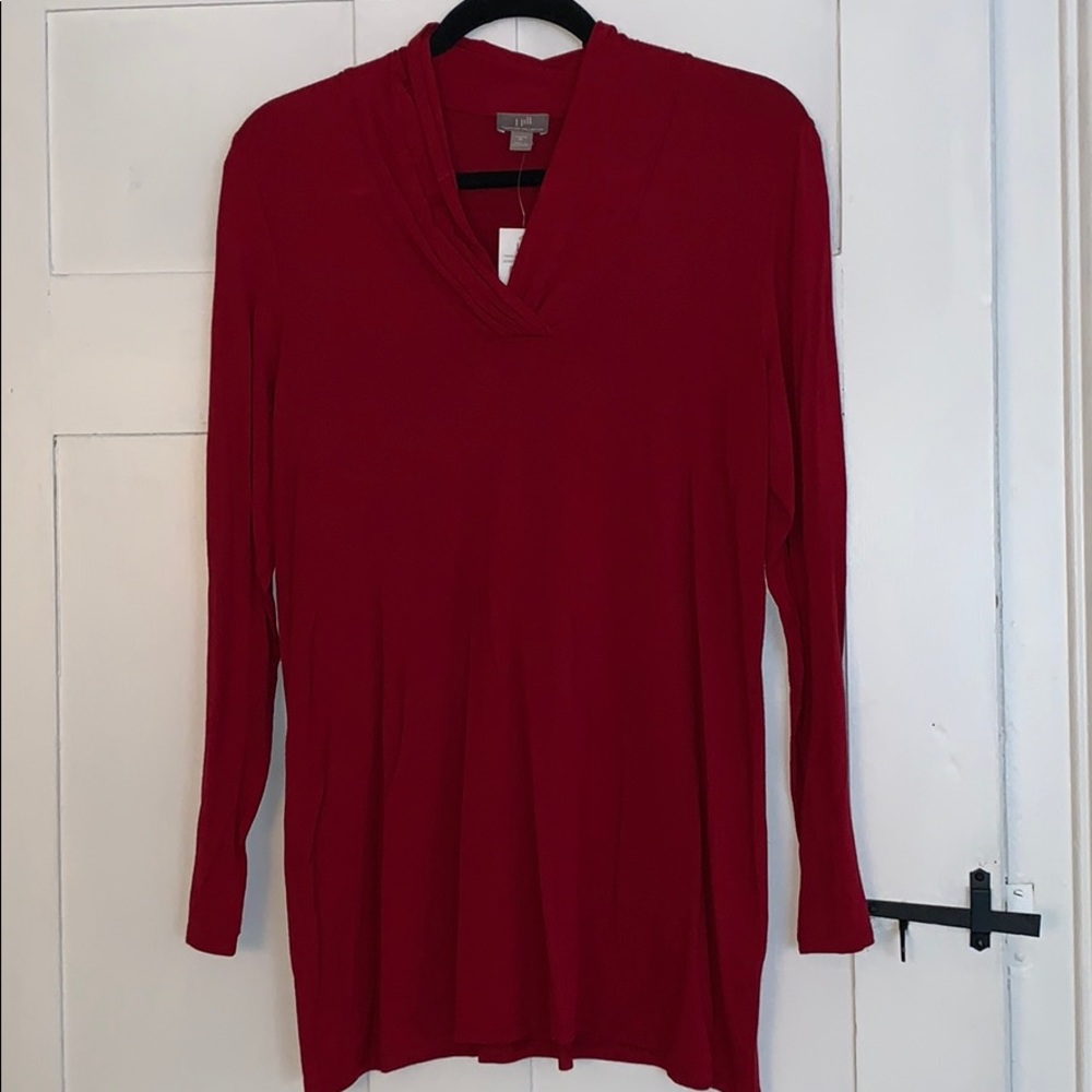 Red long sleeve J Jill shirt